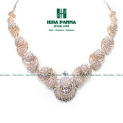 Fancy Open Setting Diamond Neckwear